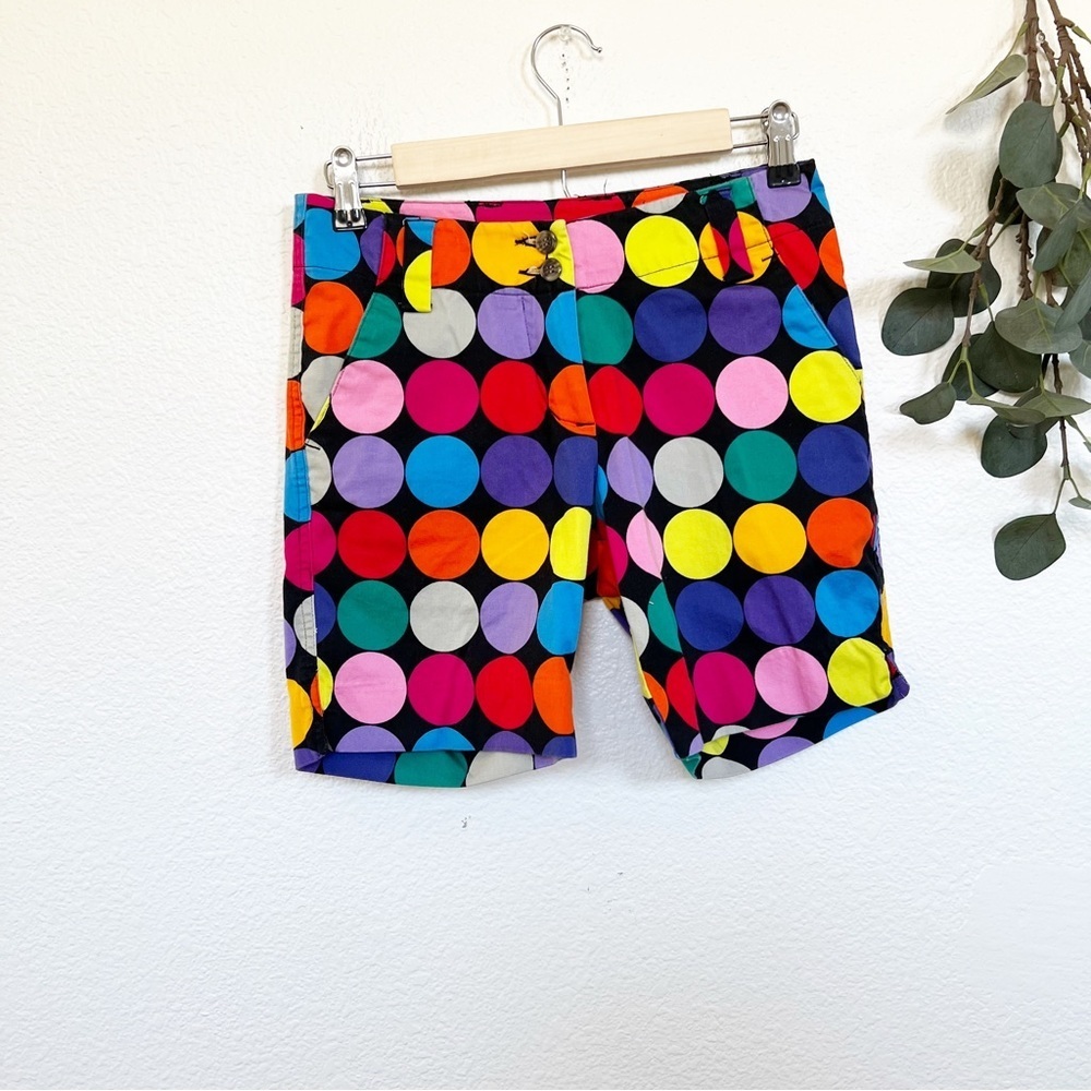 Loudmouth- Women’s Multi Colored Dots Golf Shorts-0